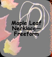 Maple Leaf Necklace-Freeform