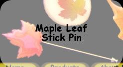 Maple Leaf Stick Pin